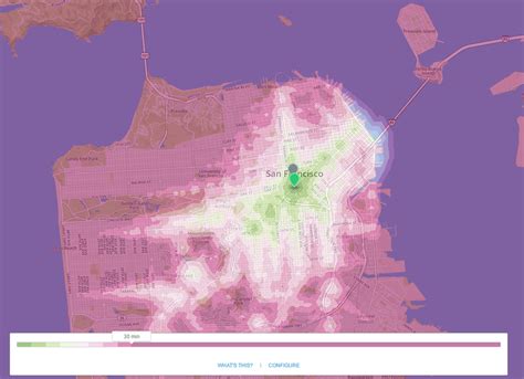 isochronous traffic map